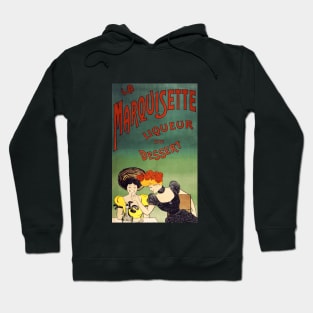 Retro Liquor Advertising / Marquisette Hoodie